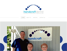 Tablet Screenshot of handcraftdental.com
